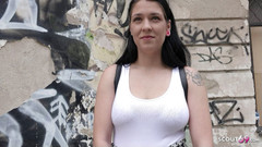 German Scout: German Scout - multiple orgasm street casting sex for big floppy...