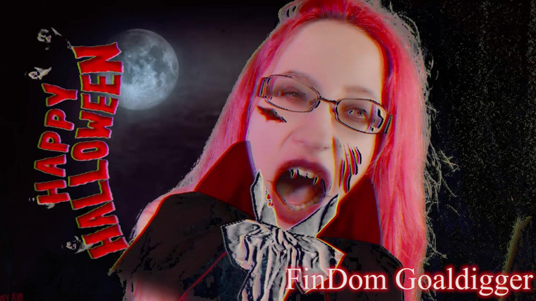 FinDom Goaldigger: Happy Halloween transformation