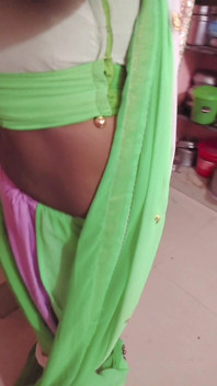 Desi Tamil Slut Wife Renu No Bra Blouse & No Panty Petticoat Saree Tease for Secret Lover! Indianhotwifex