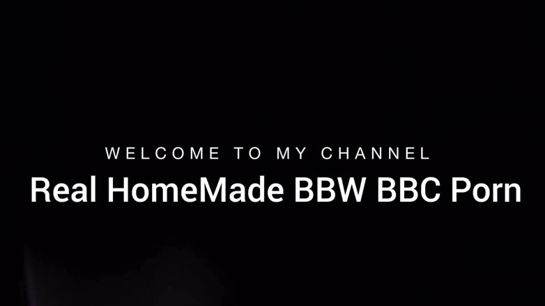 Real homemade BBW BBC porn: Une grosse noire fesse mon gros cul en levrette hardcore