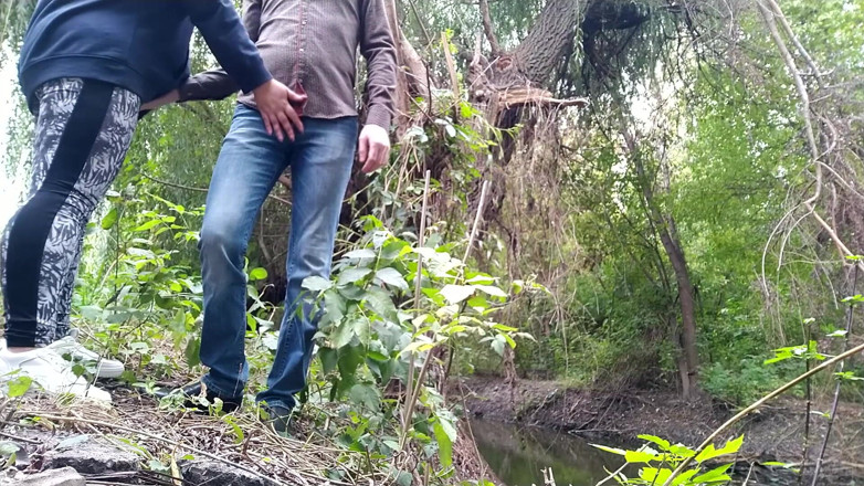 OurFetishLife: MILF stepmom takes care of stepson in nature