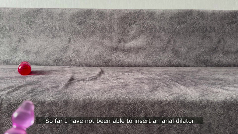 Throateman: 肛門拡張器のテスト。音声と字幕付き