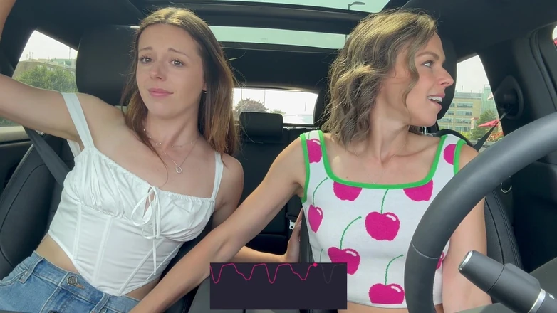 Serenity Cox: Nadia Foxx &amp; Serenity Cox Using Lush Remote Controlled Vibrators in...