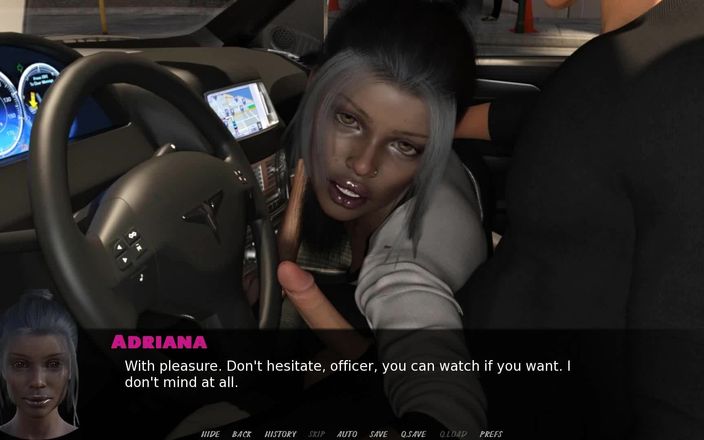 Dirty GamesXxX: 令人兴奋的游戏：女孩在吹箫时被抓，并在车里被大量精液覆盖她的脸 ep 10