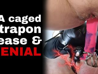 Training Zero: Caged Strapon Sex Tease and Denial Femdom