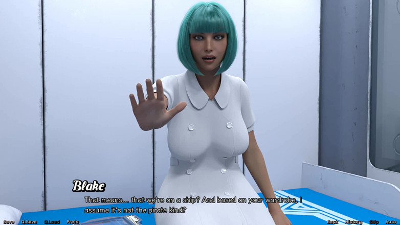 Dirty GamesXxX: Échoué dans l'espace : un mec et un groupe de filles...