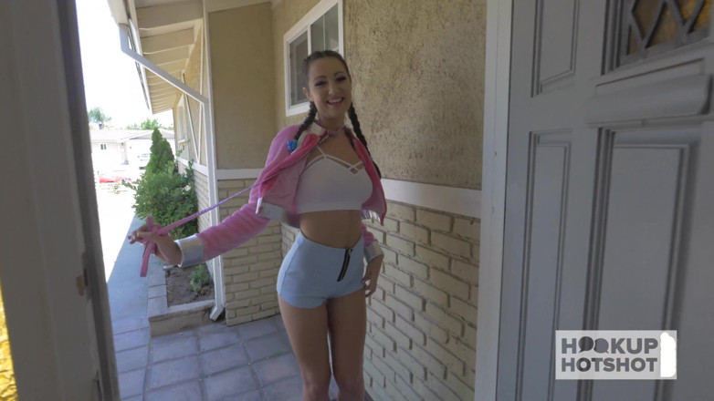 Hookup Hotshot: Collared Slut Lily Adams Swallows It All After a Hard...