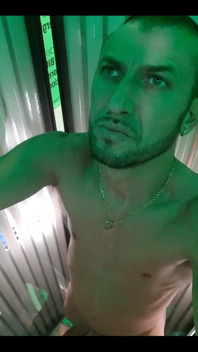 At Solarium Moment of Relaxation