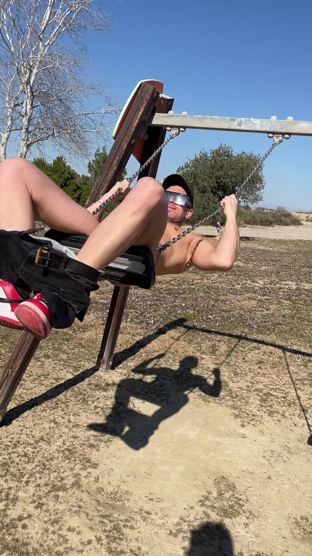 Playing Naked on the Swing (Carlos and Hector) Playing Naked on the Swing (Carlos and Hector)