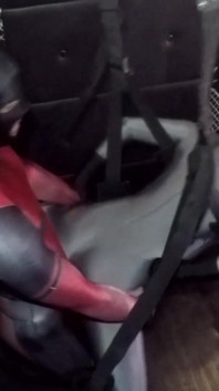 Cassie Fire Zentai Catwomen dikongkek