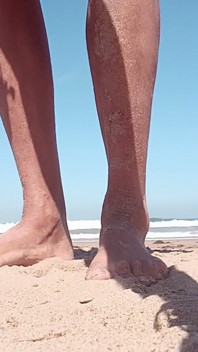 Une Journée À La Plage, Nue Et Sexy - Partie 1