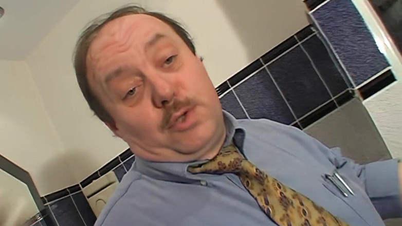 Vintage Fetish: Skinny Brunette Teen Gets Rough Bathroom Fuck and Facial