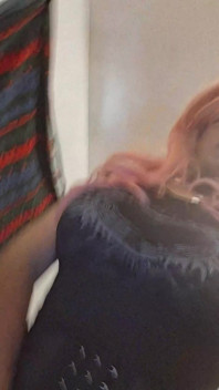 Trans Crossdresser Kamaya Riding Dildo