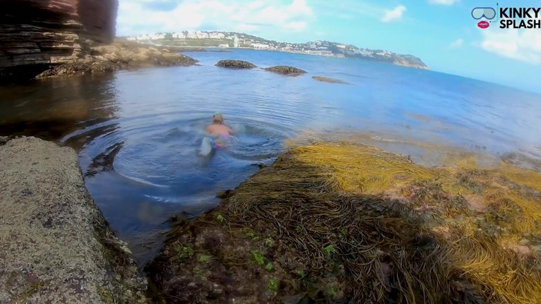 UKCuteGirl Lucy Lauren: Mermaid Spotted! Pertemuan basah di Lost Cove