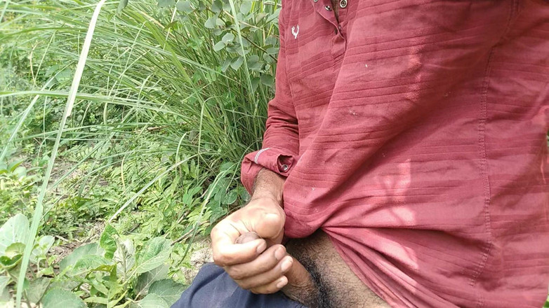 DesiDarkArt: A Asian Boy in Forest Handjob Foking