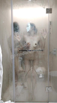 Fit Desi Couple Having Steamy Erotic Shower Sex