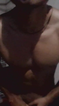 A Muscular Teen Boy Show His Body