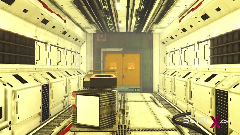 SciFi-X transgender: Sexe cyberpunk. Une futanari sexy en 3D joue avec une fille...