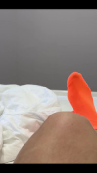 Lying on the Bed, I Stretched My Legs Out - Just Relaxing