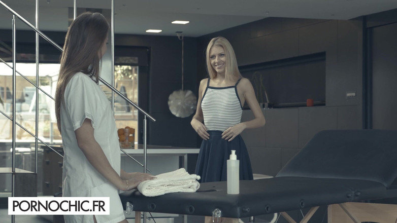 Pornochic: Dreier mit der masseuse