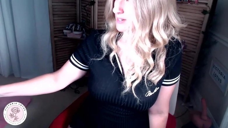 Victoria Lotus: Live Stream Black Dress