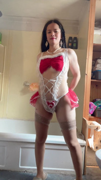 Fofa De Vestido Vermelho