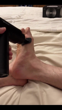 My feet needed a damn good rub