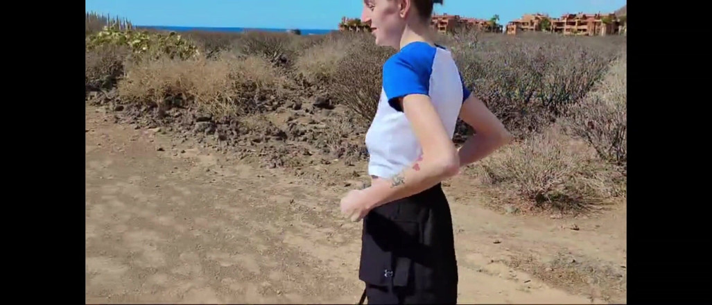 SkinnyWithAHugeDick: हमारा पहला सेक्स vlog Tenerife
