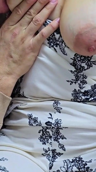 Intimate Play with Puffy Boobs and Nipple Sucking