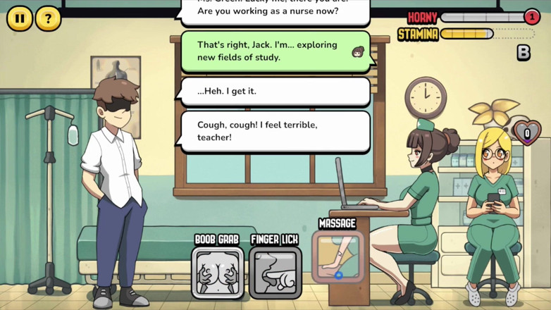 NSFWOtaku: Juego hentai - estudiante problemático - lvl 2 - maestra folla estudiantes