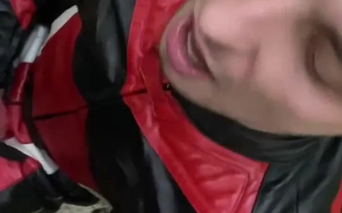 KinkySirius: Leather Biker Suck Dick by Sport Guy