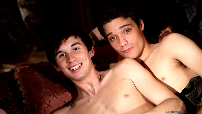 Twinklight: Krys Perez &amp; Skyelr Bleu Chat While Cuddling in Bed