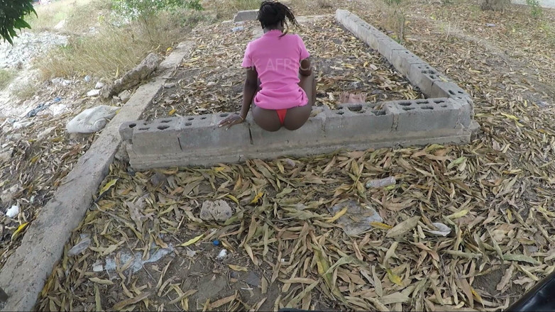 Black African 007: 話しながら彼女は案内してくれました