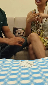 Stepsister Saara Lost Her Pussy in a Card Game