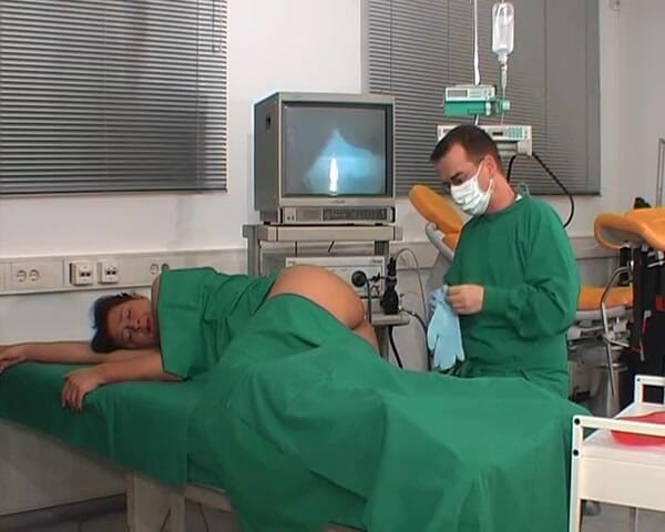 Rubber & Clinic Studio - 1ATOYS: Gyno fetish - Colonoscopy anal exam