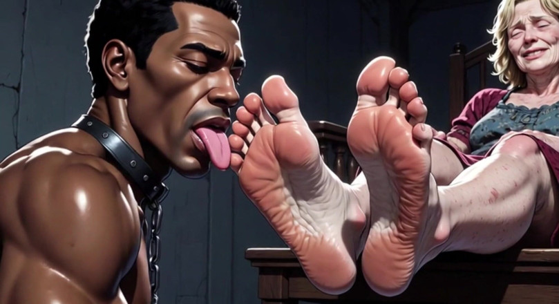 YOUR BEST FANTASY: Granny Foot Slave Session - Passionate Toe &amp; Sole Licking