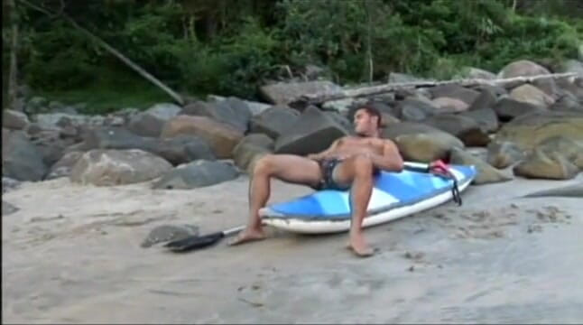 Bad Boyz: Diese zwei perfekten typen genießen anal am strand