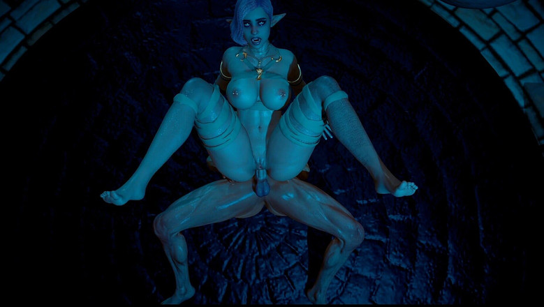 Erza6662: 3D elf miluje velkého čůráka - necenzurovaná Hentai Animace (epizoda 2)