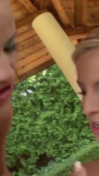 Short Hair Babe Is Licking and Fingering Her GF's Pussy