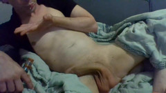 Vaping and Stroking Until Mostly Full Erect thumbnail