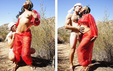 Ebony beauty: Yasmine De Leon a big cheating ebony slut with small...