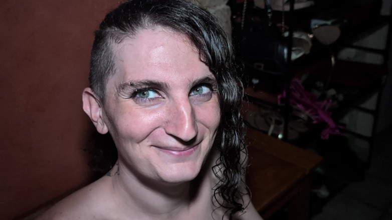 Trans dominatrix Gabrielle L: Fucking around putting an Eiffel tower in my sub's mouth...