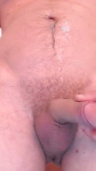 Skinny and Bald Big Cumshot