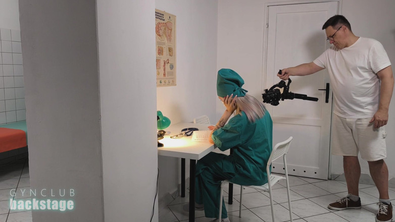 Backstage gynclub studio: Оргазм медсестри