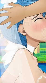 Bulma Sloppy Facefuck in Wedding Dress