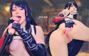 Spooky Boogie: Tifa Lockhart joue avec une machine à baiser et squirte