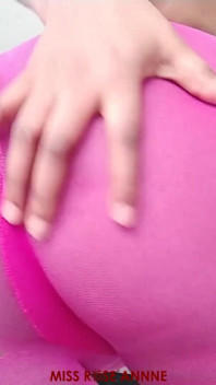 Your Dick Can't Resist Growth Under Your Pants When You See My Curves Stuck to This Pink Leggings