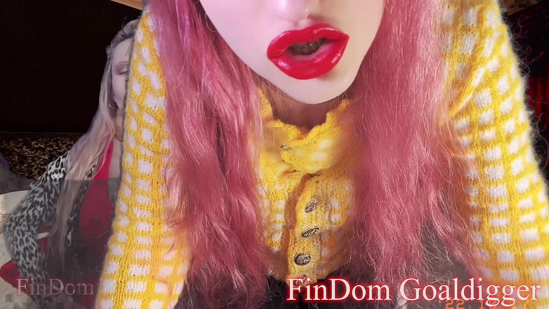 FinDom Goaldigger: Turuncu büyük dudak dönüşümü