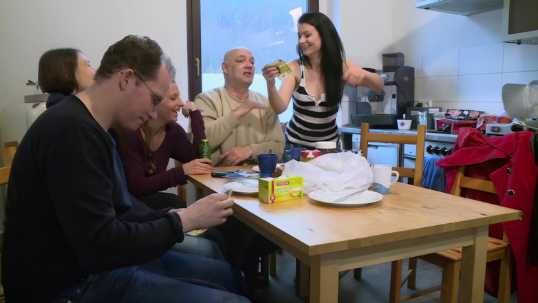 DEUTSCHLAN PORNO XXX: Naughty Christmas Party Wild Orgy Fuck Fest