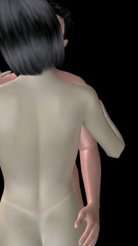 Porno animato 3D - preliminari romantici tra una bella ragazza e un uomo asiatico